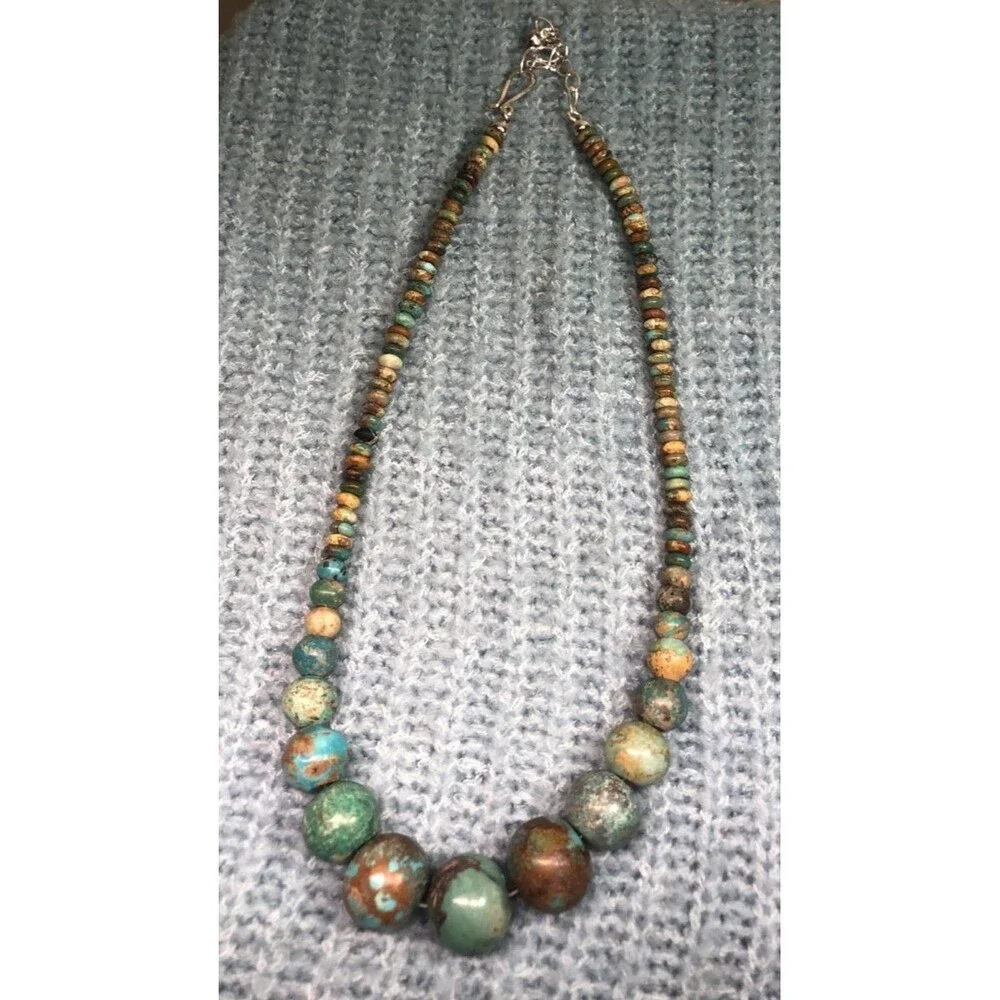 Jay King Sterling Silver Sacred Cloud Mountain Turquoise Necklace 18